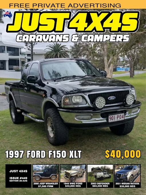 Cover image for Just 4x4s, Caravans & Campers